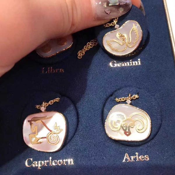 brand pure 925 sterling silver jewelry twelve constellation neckalce gold color pendant mother pearls constellation necklace
brand pure 925 sterling silver jewelry twelve constellation neckalce gold color pendant mother pearls constellation necklace