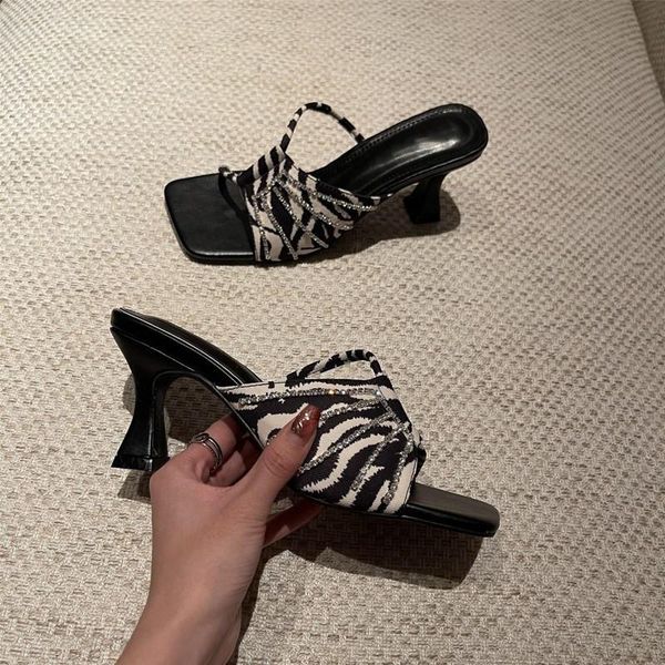 hollow out rhinestone open toe beach slippers new chic zebra pattern runway party shoes summer high heels women sandals, Black
hollow out rhinestone open toe beach slippers new chic zebra pattern runway party shoes summer high heels women sandals, Black