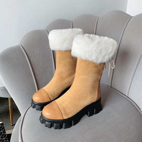 boots salu 2021 winter pulsh keep warm ankle med heels round toe black brown with fur women
boots salu 2021 winter pulsh keep warm ankle med heels round toe black brown with fur women