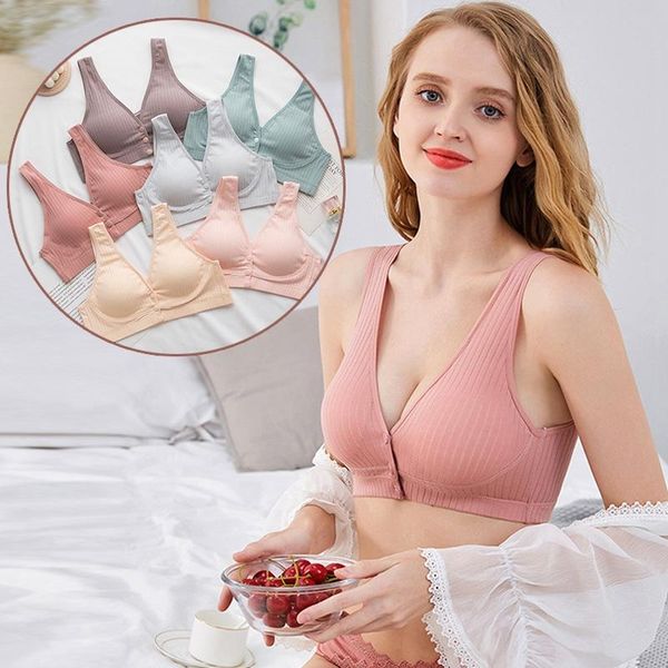 bras pregnant women maternity nursing bra cotton underwear breastfeeding brassiere front button closure no steel ring lingerie, Red;black
bras pregnant women maternity nursing bra cotton underwear breastfeeding brassiere front button closure no steel ring lingerie, Red;black
