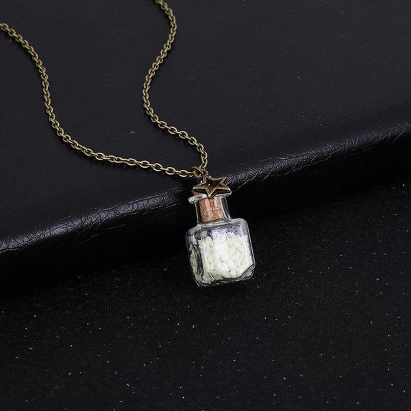 genuine drift bottle pendant necklace glow summer beach jewelry gifts long chain beautifully necklace luminous necklaces, Silver
genuine drift bottle pendant necklace glow summer beach jewelry gifts long chain beautifully necklace luminous necklaces, Silver
