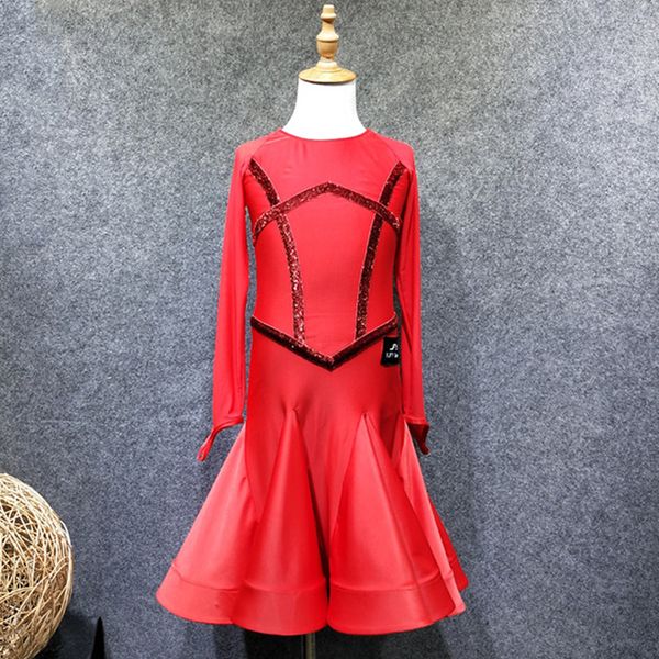 girls latin dress red dance clothes regulation clothing kids competitive dance dress chacha samba dance costume children 1391, Black;red
girls latin dress red dance clothes regulation clothing kids competitive dance dress chacha samba dance costume children 1391, Black;red