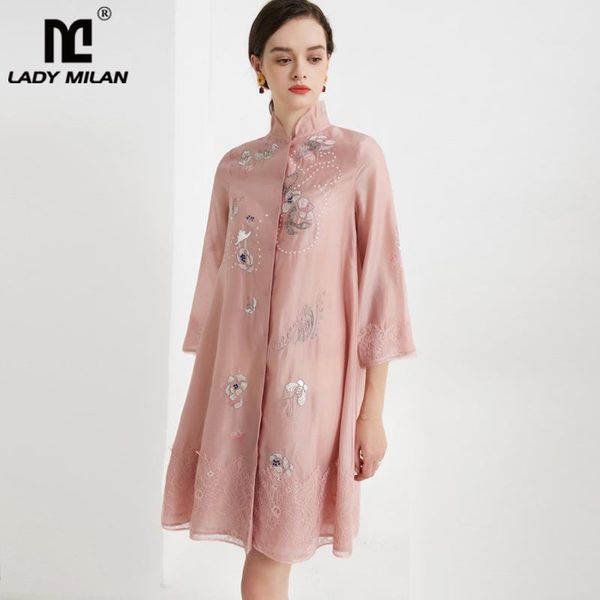 women's trench coats runway stand collar long sleeves organza 100% silk lining embroidery fashion outerwear, Tan;black
women's trench coats runway stand collar long sleeves organza 100% silk lining embroidery fashion outerwear, Tan;black