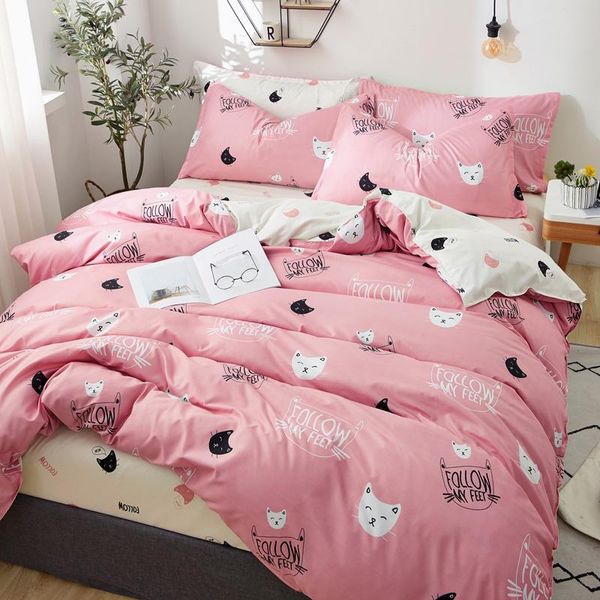 bedding sets cat baby pink skin-friendly household cotton four-piece quilt cover, bed sheet, pillowcase, extra-large three-piece suit
bedding sets cat baby pink skin-friendly household cotton four-piece quilt cover, bed sheet, pillowcase, extra-large three-piece suit