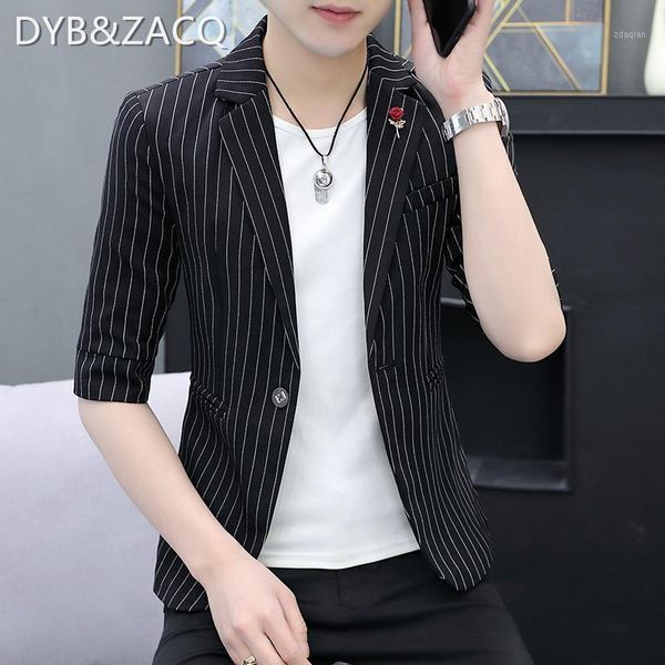 men's suits & blazers 3xl xl stripe suit men korean version of the spring and autumn fashion slim thin coat youth handsome ironing leis, White;black
men's suits & blazers 3xl xl stripe suit men korean version of the spring and autumn fashion slim thin coat youth handsome ironing leis, White;black