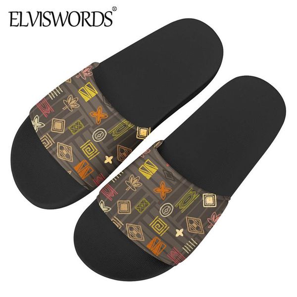 slippers elviswords african ethnic tribal print women casual rubber footwear female summer sandals indoor shoes, Black
slippers elviswords african ethnic tribal print women casual rubber footwear female summer sandals indoor shoes, Black