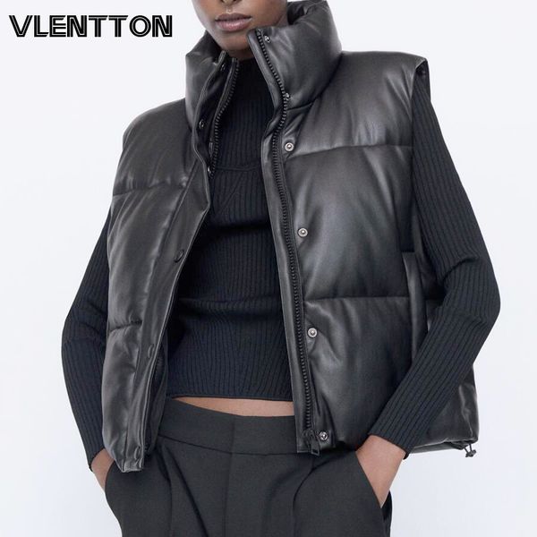 new autumn winter women bla sleeveless faux leather jaet casual zipper solid coat female warm cotton outwear ladie, Black
new autumn winter women bla sleeveless faux leather jaet casual zipper solid coat female warm cotton outwear ladie, Black