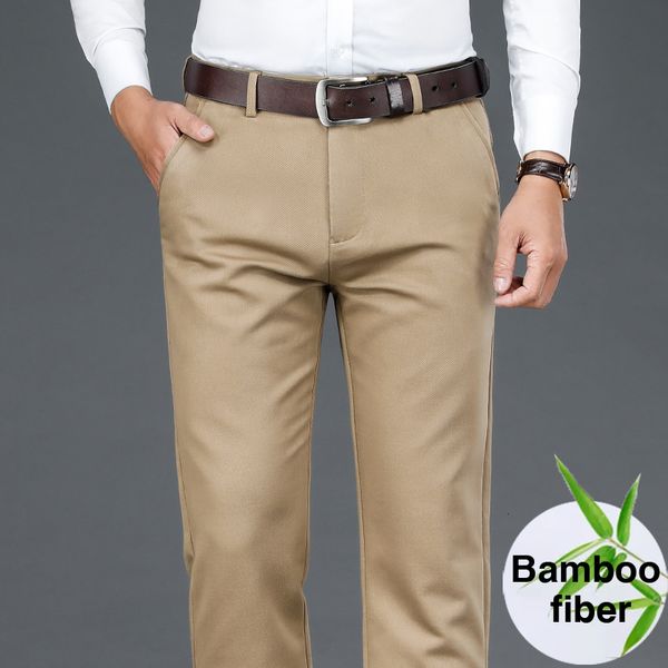 2021 4 colors autumn new men's thick business casual classic style and straight bamboo fiber stretch trousers brand 541i, Black
2021 4 colors autumn new men's thick business casual classic style and straight bamboo fiber stretch trousers brand 541i, Black