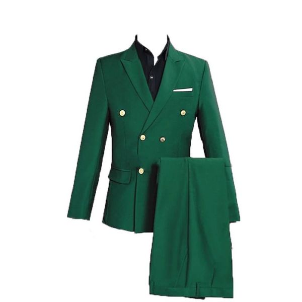 men's suits & blazers green royal blue double breasted slim fit men costume homme wedding tuxedos groom prom blazer 2 pcs jacket+pant, White;black
men's suits & blazers green royal blue double breasted slim fit men costume homme wedding tuxedos groom prom blazer 2 pcs jacket+pant, White;black