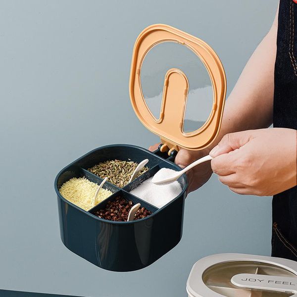 storage bottles & jars seasoning boxfour compartments kitchen box set mulitfunctional with lid spice tools
storage bottles & jars seasoning boxfour compartments kitchen box set mulitfunctional with lid spice tools