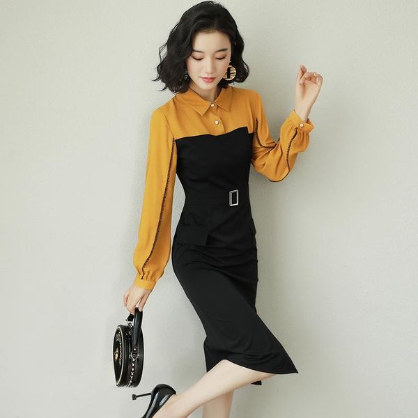 casual dresses trendy goddess midi dress vestido de festa stylish contrast women's ukraine office lady thin for women vestidos, Black;gray
casual dresses trendy goddess midi dress vestido de festa stylish contrast women's ukraine office lady thin for women vestidos, Black;gray