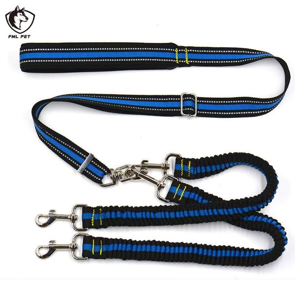 dog collars & leashes fml pet leash reflective multi-functional traction rope double nylon outdoor training elastic for 2 dogs
dog collars & leashes fml pet leash reflective multi-functional traction rope double nylon outdoor training elastic for 2 dogs