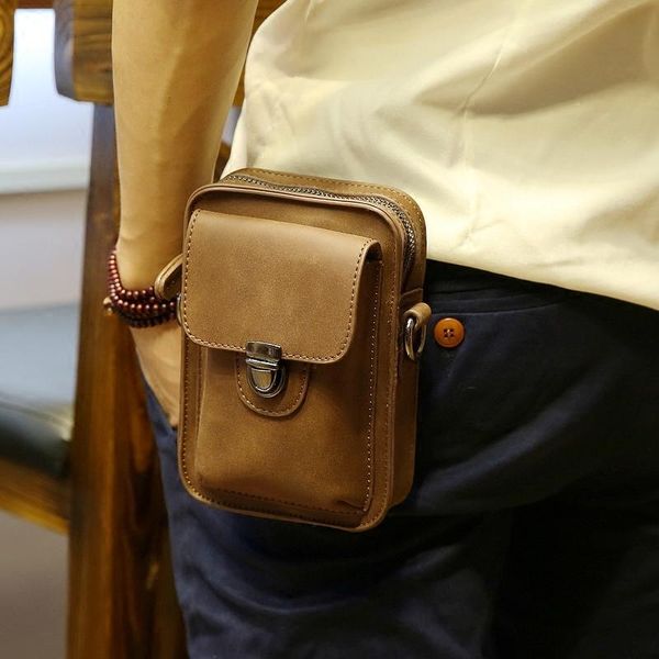 waist bags brand fashion crazy horse pu leather men small pack mobile phone case travel men's belt bag black brown
waist bags brand fashion crazy horse pu leather men small pack mobile phone case travel men's belt bag black brown
