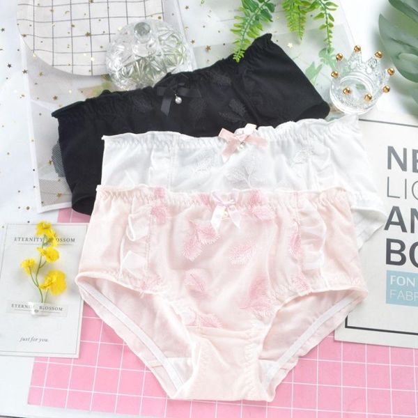 women's panties women cotton feather embroidery high elasticity japanese style ruffle cute lovely breathable soft underwear breifs, Black;pink
women's panties women cotton feather embroidery high elasticity japanese style ruffle cute lovely breathable soft underwear breifs, Black;pink