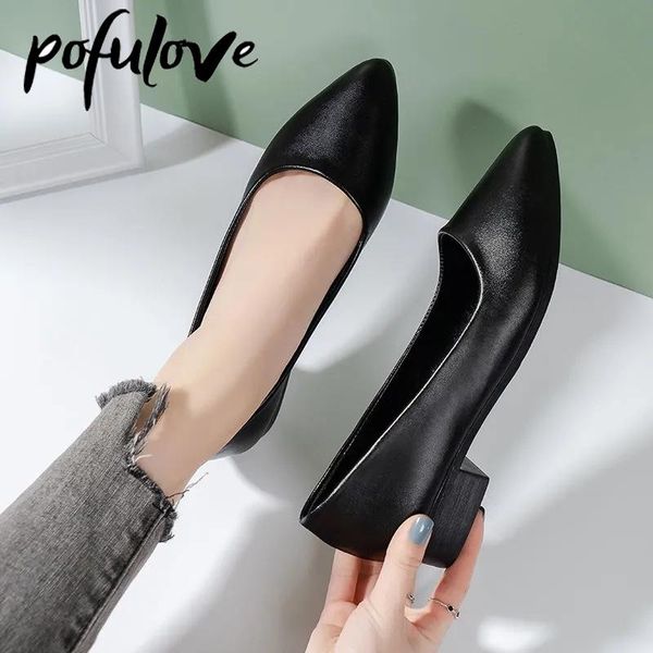 dress shoes pofulove women formal heels leather spring autumn woman slip on black round toe wedding office work ladies zapatos
dress shoes pofulove women formal heels leather spring autumn woman slip on black round toe wedding office work ladies zapatos