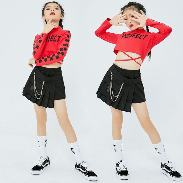 2021 children jazz costume girls hip hop dance clothes catwalk fashion black skirt cheerleader suit modern show outfit, Black;red
2021 children jazz costume girls hip hop dance clothes catwalk fashion black skirt cheerleader suit modern show outfit, Black;red