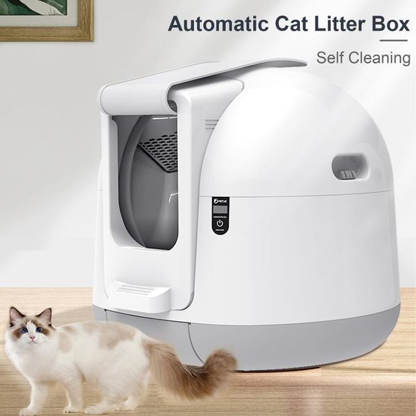 cat grooming automatic litter box intelligent self cleaning sand toilet front-entry gravity sensor anti pinch function easy clean
cat grooming automatic litter box intelligent self cleaning sand toilet front-entry gravity sensor anti pinch function easy clean