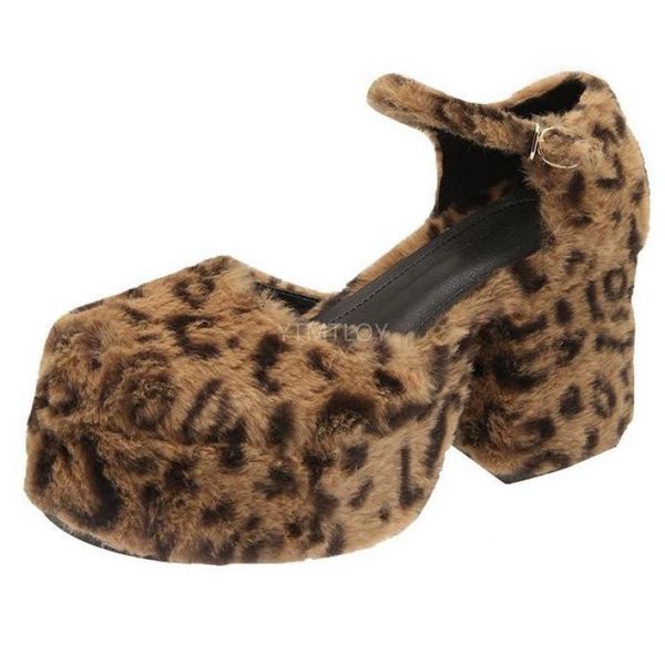 dress shoes womens round toe leopard furry fur platform pumps block high heel real leather 2021 zapatilla mujer, Black
dress shoes womens round toe leopard furry fur platform pumps block high heel real leather 2021 zapatilla mujer, Black
