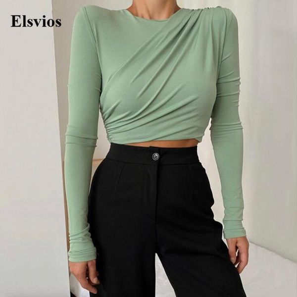 women's blouses & shirts office lady draped shoulder bodycon shirt pullover fashion simple slim o neck women blouse autumn long sleeve, White
women's blouses & shirts office lady draped shoulder bodycon shirt pullover fashion simple slim o neck women blouse autumn long sleeve, White