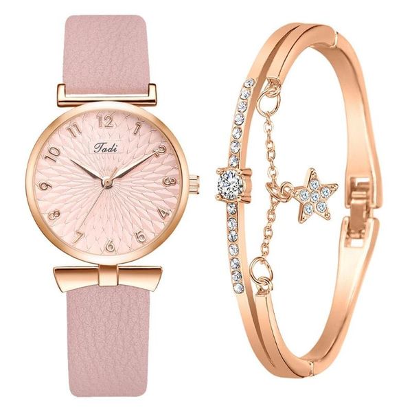 wristwatches las mujeres relojes mecánicos 2021 ladies bracelet watch casual leather quartz wristwatch 2pcs set clock gifts relogio feminino, Slivery;brown
wristwatches las mujeres relojes mecánicos 2021 ladies bracelet watch casual leather quartz wristwatch 2pcs set clock gifts relogio feminino, Slivery;brown