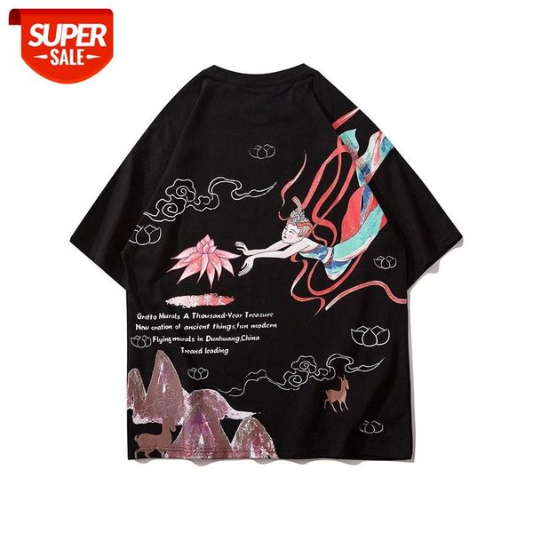SEVEYFAN 2021 Men's Hip Hop T Shirts Chinese Style Fairy Maiden Printed Tees Summer Cotton Short Sleeve Tops for Male #HN53, White;black
SEVEYFAN 2021 Men's Hip Hop T Shirts Chinese Style Fairy Maiden Printed Tees Summer Cotton Short Sleeve Tops for Male #HN53, White;black