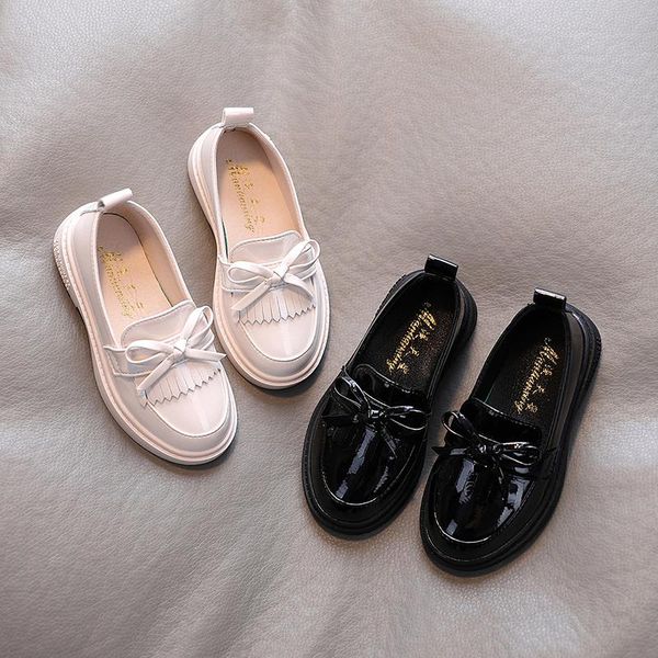 spring autumn girls shoes fringed loafers bowtie slip on shoes for girl kids loafers white black casual leather non-slip, Black;grey
spring autumn girls shoes fringed loafers bowtie slip on shoes for girl kids loafers white black casual leather non-slip, Black;grey