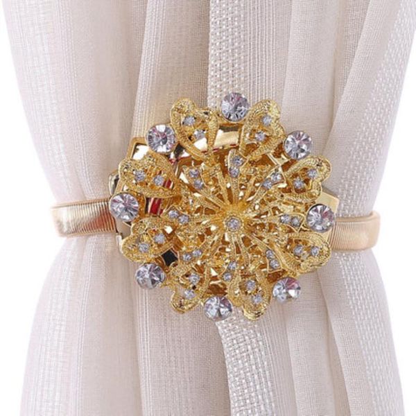 fashionable flower shaped magnet curtain banding ring spring rhinestone wire magnetic curtain buckle clip window accessories
fashionable flower shaped magnet curtain banding ring spring rhinestone wire magnetic curtain buckle clip window accessories