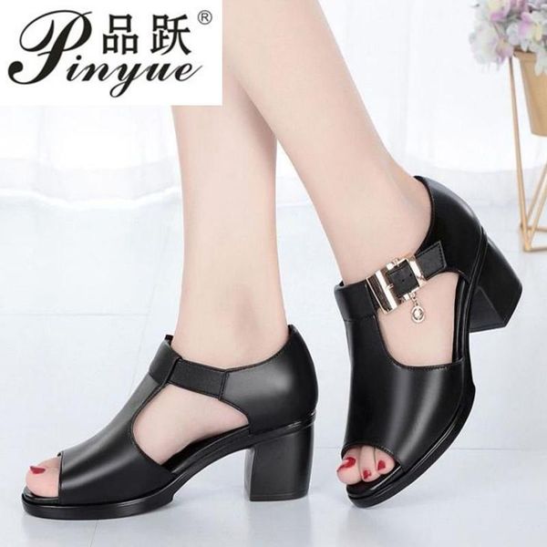 women sandals summer hing heel fashion fish mouth hollow roman sandals thick with beaded high heels female, Black
women sandals summer hing heel fashion fish mouth hollow roman sandals thick with beaded high heels female, Black