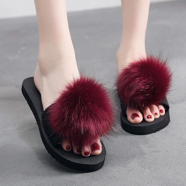 slippers sagace women summer fur slides platform fluffy hairball ladies cute plush slipper beach shoes, Black
slippers sagace women summer fur slides platform fluffy hairball ladies cute plush slipper beach shoes, Black
