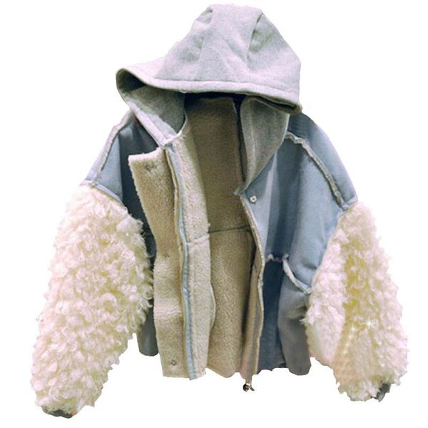 women thermal hooded coat jacket faux fleece raglan sleeve thick warm outerwear fashion 912-a589, Black
women thermal hooded coat jacket faux fleece raglan sleeve thick warm outerwear fashion 912-a589, Black