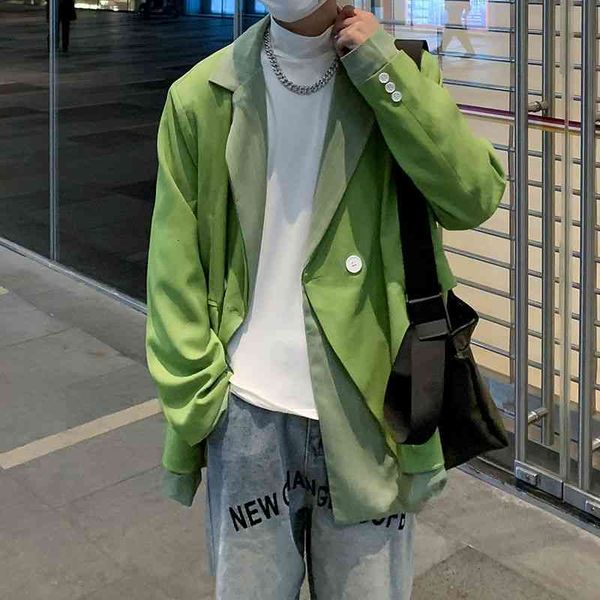 men's suits & blazers korean fake two-piece blazer fashion business society mens dress jacket spring autumn oversize suit s-3xl 6y, White;black
men's suits & blazers korean fake two-piece blazer fashion business society mens dress jacket spring autumn oversize suit s-3xl 6y, White;black