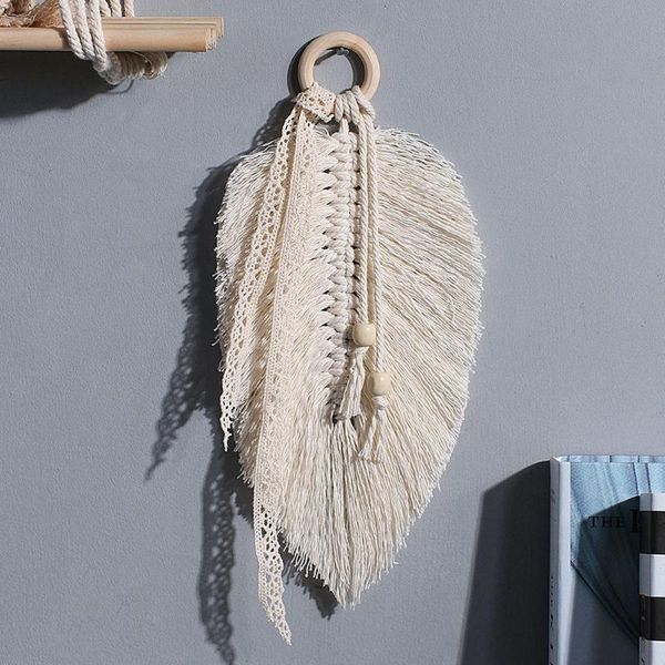 decorative objects & figurines handmade leaf macrame wall hanging boho home decor dream catcher room decoration living wedding party
decorative objects & figurines handmade leaf macrame wall hanging boho home decor dream catcher room decoration living wedding party
