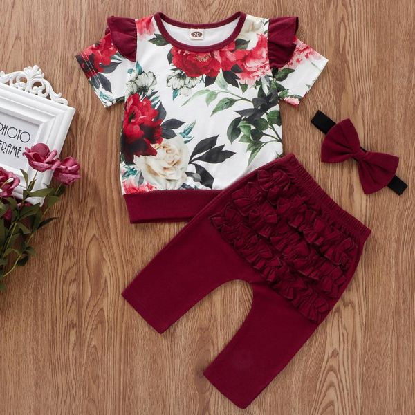 clothing sets born baby girl clothes 2021 summer flower 3pcs infant outfits set t-shirt +trousers+headband 3 pieces, White
clothing sets born baby girl clothes 2021 summer flower 3pcs infant outfits set t-shirt +trousers+headband 3 pieces, White