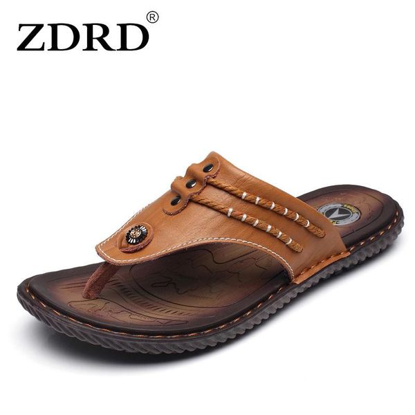 slippers zdrd men's sandals male summer designer flip flops handmade genuine leather fashion beach home men, Black
slippers zdrd men's sandals male summer designer flip flops handmade genuine leather fashion beach home men, Black