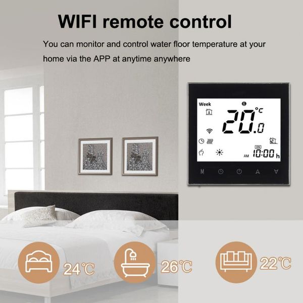 smart home control 2021 digital thermostat with wifi connection&voice energy saving water/gas boiler heating
smart home control 2021 digital thermostat with wifi connection&voice energy saving water/gas boiler heating