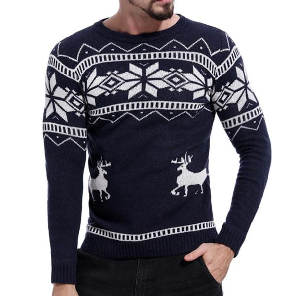 men's sweaters autumn winter thick o neck sweater / color matching deer print fashion warm cotton knit long sleeve slim pullover, White;black
men's sweaters autumn winter thick o neck sweater / color matching deer print fashion warm cotton knit long sleeve slim pullover, White;black