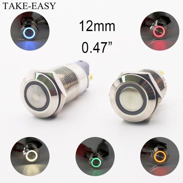 smart home control take-easy electronics button switch 12mm led light metal waterproof push momentary switches improvement
smart home control take-easy electronics button switch 12mm led light metal waterproof push momentary switches improvement