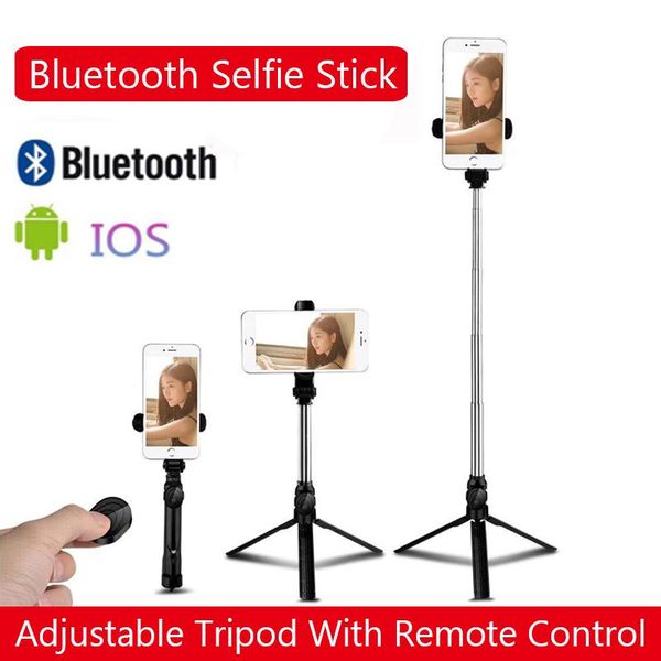 adjustable bluetooth selfie stick with remote control selftimer extendable tripod deskmobile phone tripod live video support
adjustable bluetooth selfie stick with remote control selftimer extendable tripod deskmobile phone tripod live video support