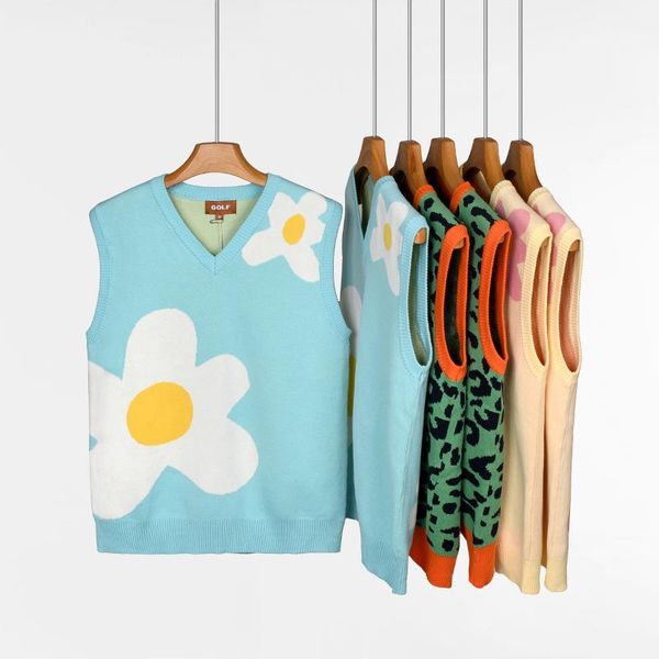 men's vests tide brand golf floret joint name sky blue leopard print men women sweater knitted vest v-neck spring autumn couple shirt, Black;white
men's vests tide brand golf floret joint name sky blue leopard print men women sweater knitted vest v-neck spring autumn couple shirt, Black;white