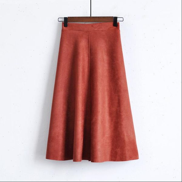 retro high waist suede winter skirt women 2020 velvet autumn a line midi skirts jupe femme pleated long skirts womens, Black
retro high waist suede winter skirt women 2020 velvet autumn a line midi skirts jupe femme pleated long skirts womens, Black