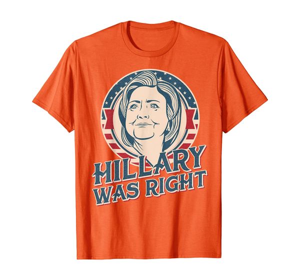 hillary was right about everything vintage t-shirt, White;black
hillary was right about everything vintage t-shirt, White;black