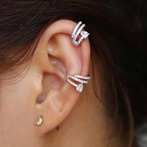 clip-on & screw back latest pure 925 sterling silver cz fashion jewelry multi line no piercing ear cuff gorgeous bling clip earr
clip-on & screw back latest pure 925 sterling silver cz fashion jewelry multi line no piercing ear cuff gorgeous bling clip earr