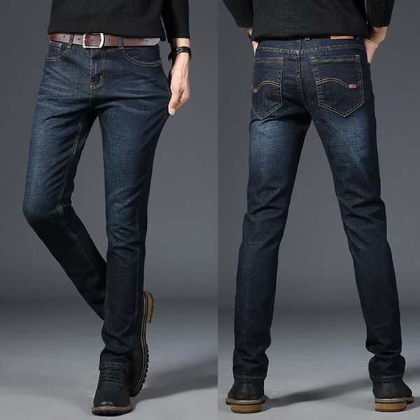men's jeans 2021 straight spring stretch large size business casual trousers mid-waist fashion clothing, Blue
men's jeans 2021 straight spring stretch large size business casual trousers mid-waist fashion clothing, Blue