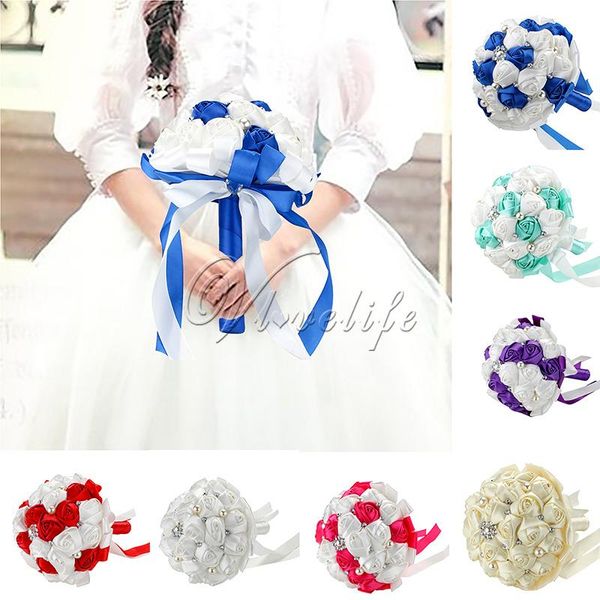 romantic handmade bridal bridesmaid bouquet artificial satin rose flower rosy heart rhinestone pearl wedding favor decor supply
romantic handmade bridal bridesmaid bouquet artificial satin rose flower rosy heart rhinestone pearl wedding favor decor supply