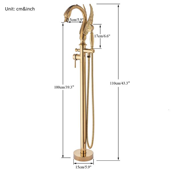 other faucets, showers & accs gold swan floor mount bathtub standing bathroom crane black chrome bath shower mixer tap m6ax
other faucets, showers & accs gold swan floor mount bathtub standing bathroom crane black chrome bath shower mixer tap m6ax