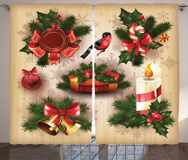 curtain & drapes christmas decorations curtains vintage classical religious objects candle bell mistletoe ribbon bird print living room
curtain & drapes christmas decorations curtains vintage classical religious objects candle bell mistletoe ribbon bird print living room