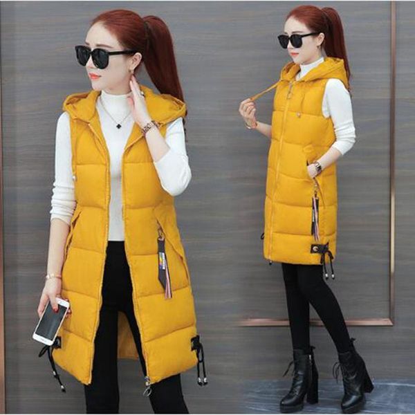 women's vests wenqing plus size women vest winter jacket pocket hooded coat warm casual cotton padded female slim sleeveless waistcoat, Black;white
women's vests wenqing plus size women vest winter jacket pocket hooded coat warm casual cotton padded female slim sleeveless waistcoat, Black;white