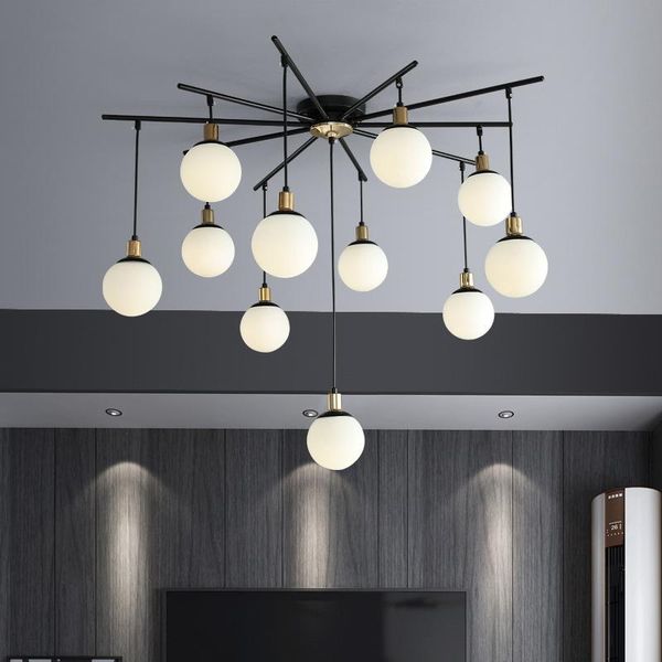 nordic glass ball led chandelier pendant decoration for living room for bedroom bar lampe salon home indoor lighting fixture e27
nordic glass ball led chandelier pendant decoration for living room for bedroom bar lampe salon home indoor lighting fixture e27