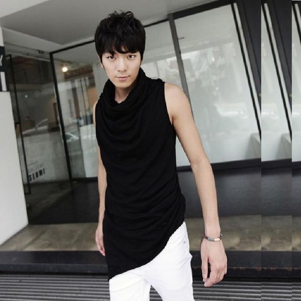 men's t-shirts 2021 men male t-shirt clothing non-mainstream heap turtleneck pleated irregular slim plus size singer costumes, White;black
men's t-shirts 2021 men male t-shirt clothing non-mainstream heap turtleneck pleated irregular slim plus size singer costumes, White;black