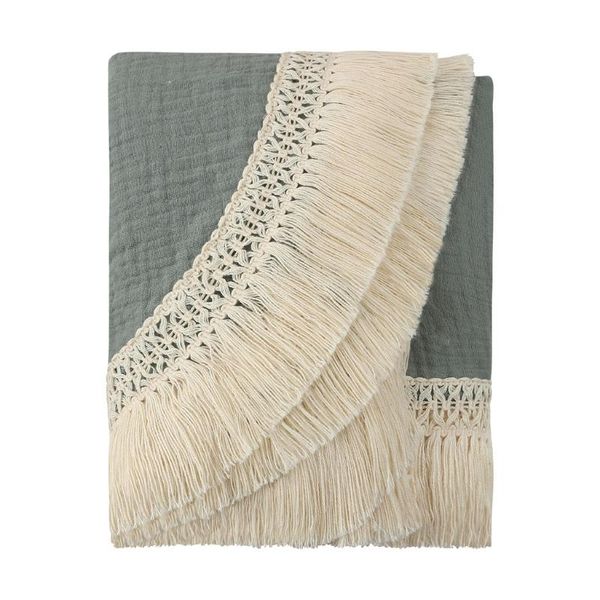 cotton born tassel blankets swaddle warp baby pography props bath towel & swaddling 
cotton born tassel blankets swaddle warp baby pography props bath towel & swaddling